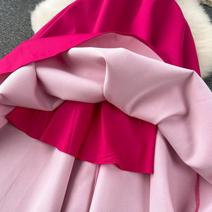 Delicate Pleated Bow Slip Dress
