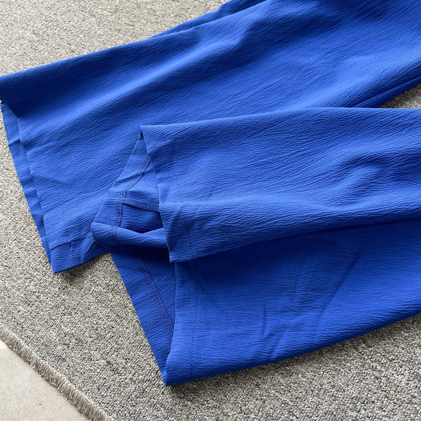 Loose Shirt&Wide-leg Trousers 2Pcs