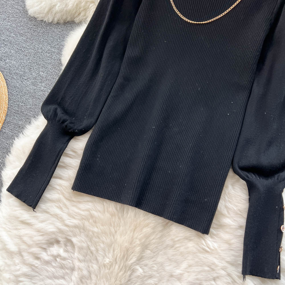 Ensemble 2 pièces pull à col roulé et jupe écossaise