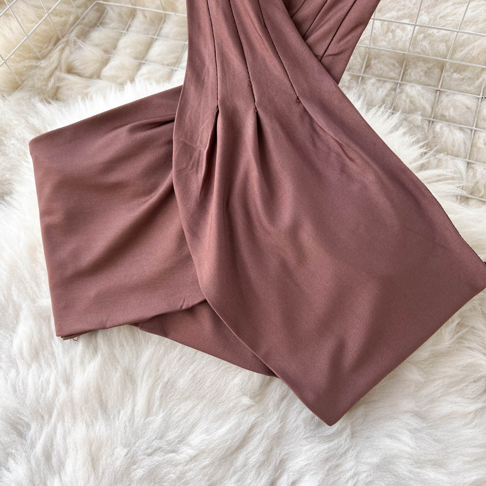 Crossover Tank Top&Bustier 2Pcs Set