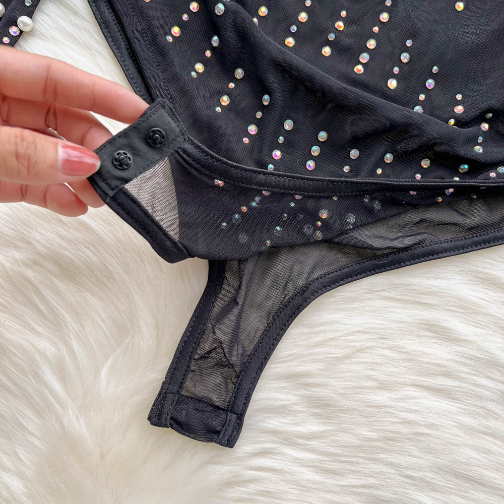 Elegant Beaded Sequin Lingerie