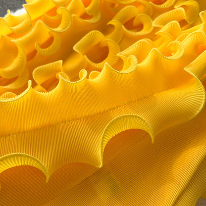Dopamine Colors 3D Ruffled Dress
