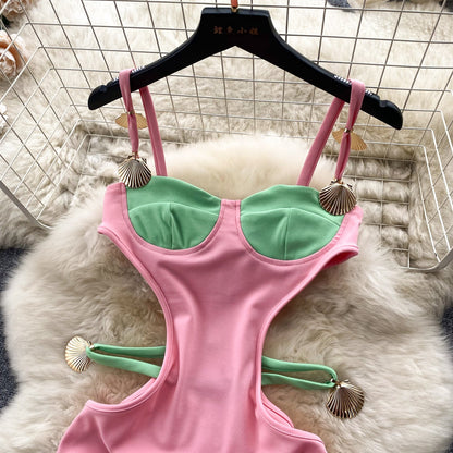 Niche Shell Fresh Color Dress