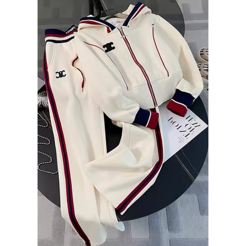 Urban Print Hoodie & Joggers Athleisure Set