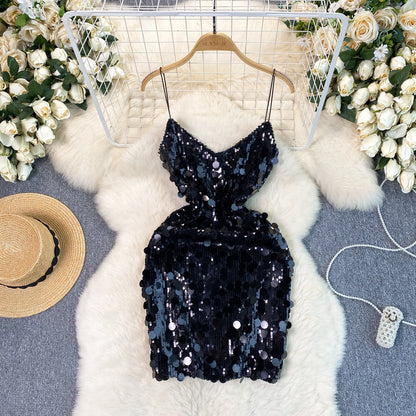 Disco Fever Sequin Mini Dress
