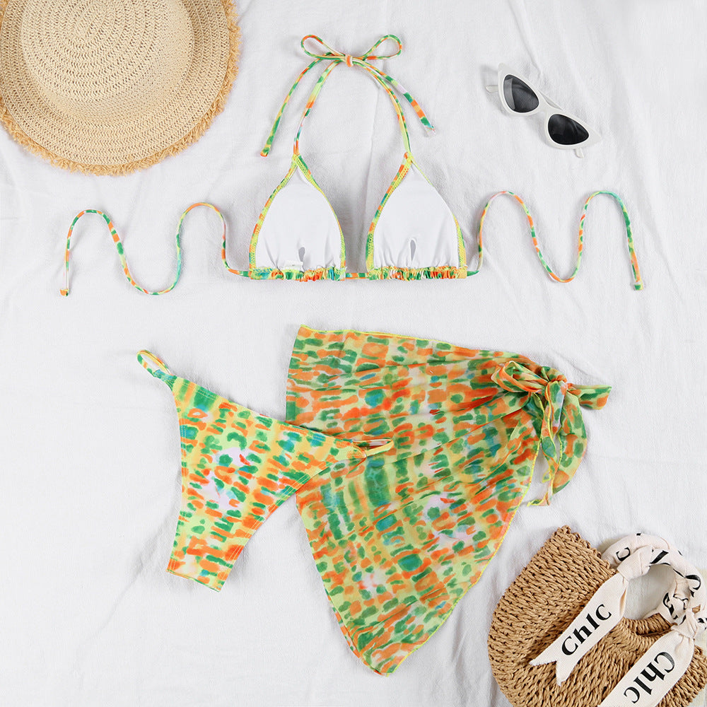 Multi-color Printed Sexy Bikini