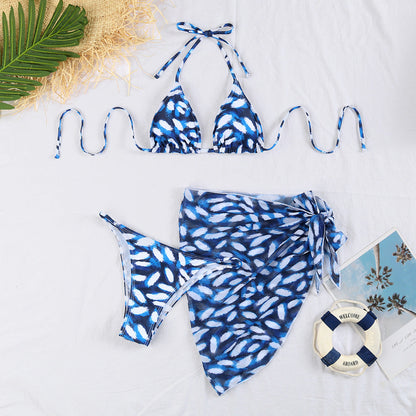 Multi-color Printed Sexy Bikini
