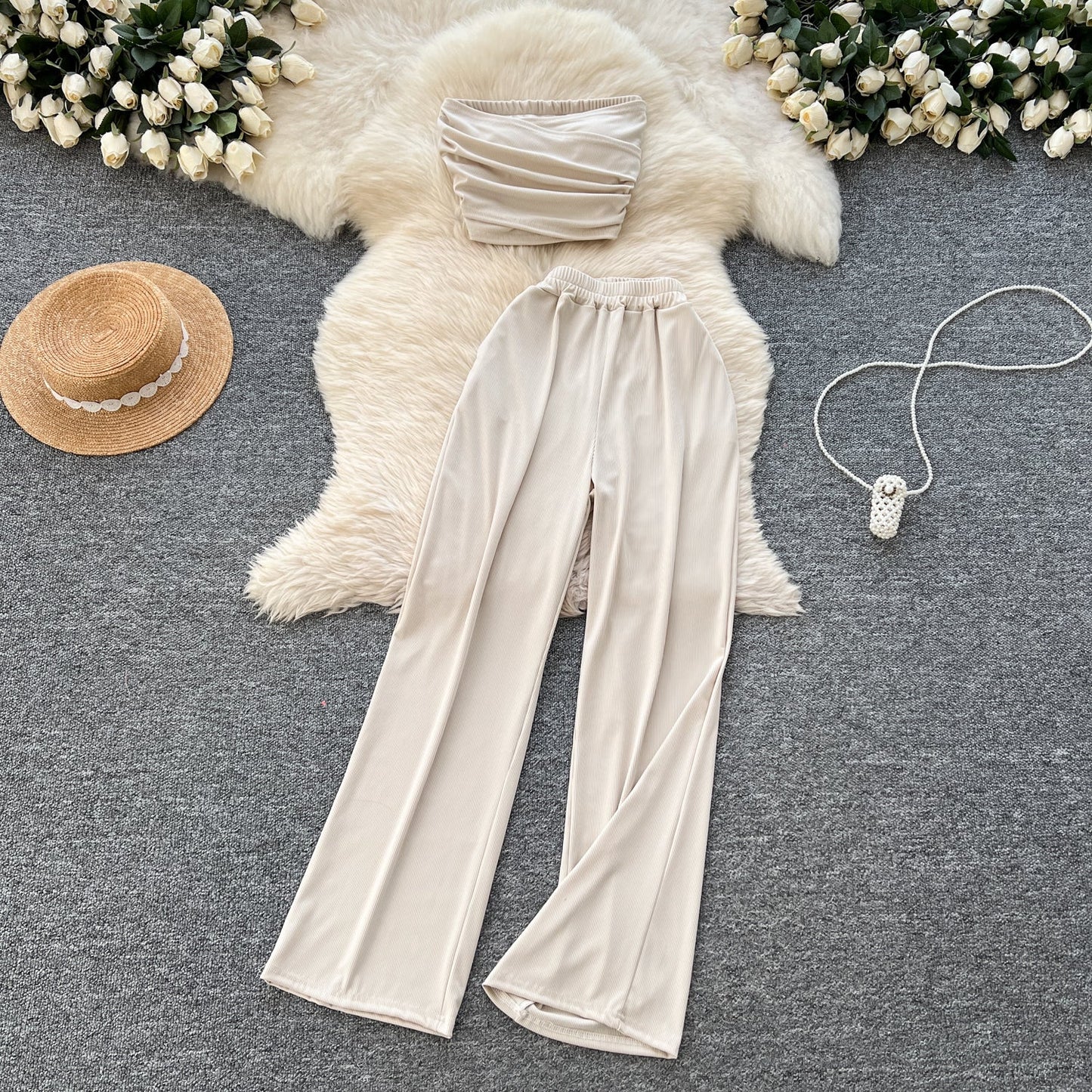 Sportswear Tank Top & Trousers 2Pcs