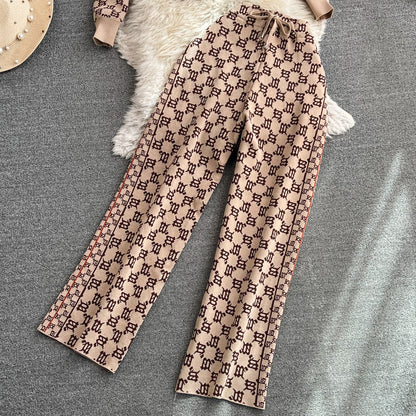 Zipped Hoodie&Trousers Printed 2Pcs