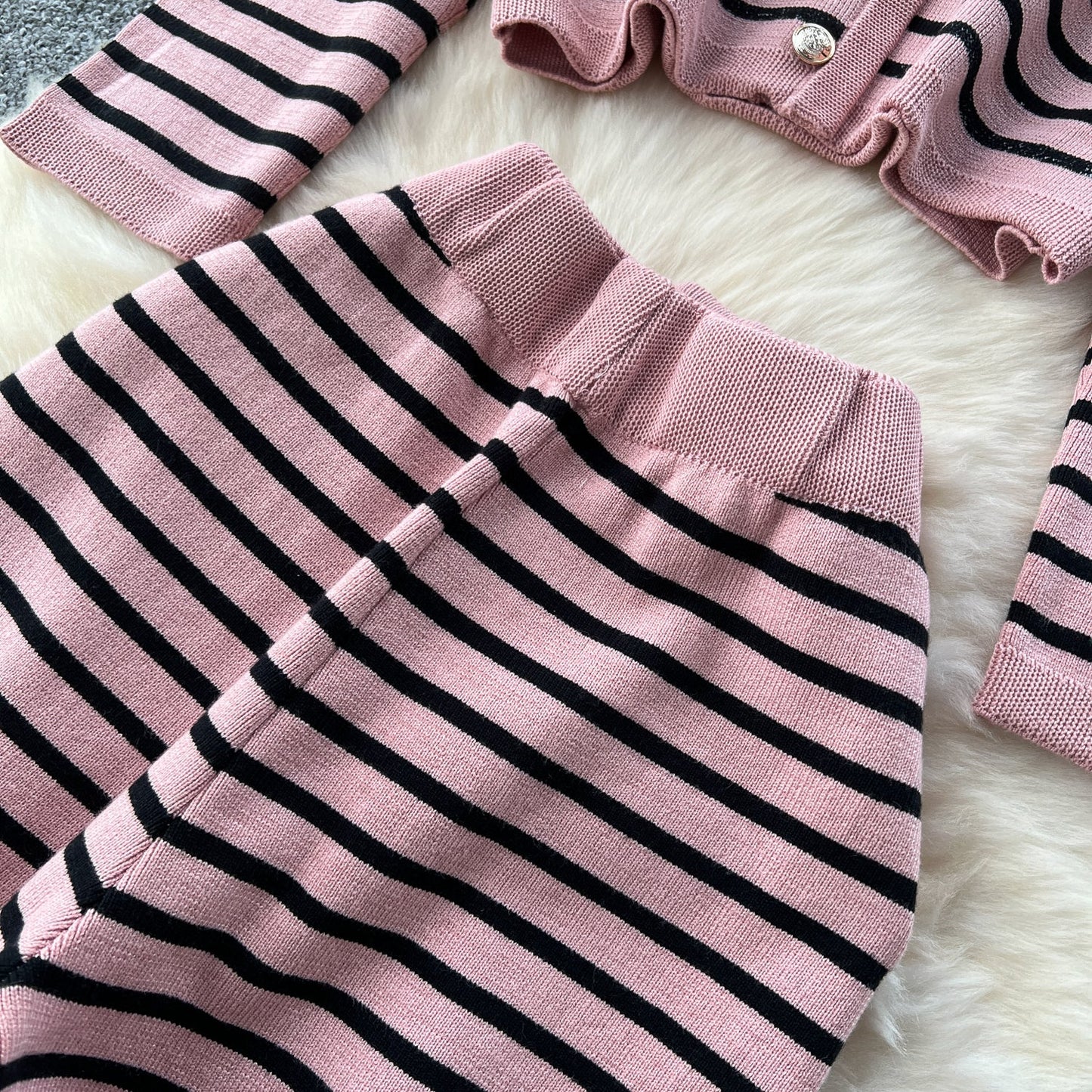 Cardigan&Trousers Printed Casual 2Pcs