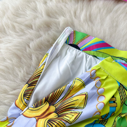 Colorful Printed 2pcs