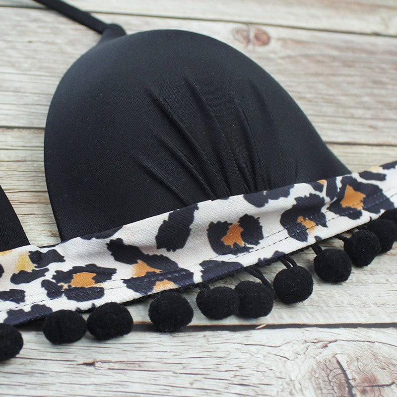 Backless Tribal Print Bikini