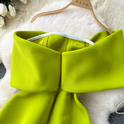 Design Colorful Bow Party Dress