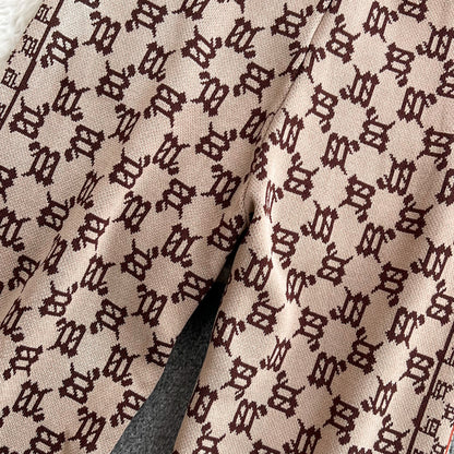 Zipped Hoodie&Trousers Printed 2Pcs