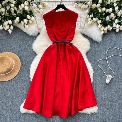 Women's Classic V-Neck Sheath Dress