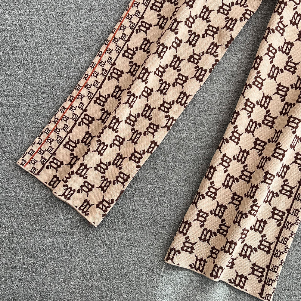 Zipped Hoodie&Trousers Printed 2Pcs