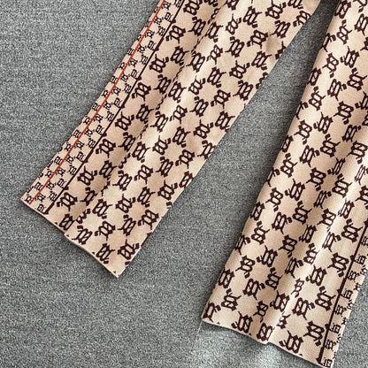 Zipped Hoodie&Trousers Printed 2Pcs