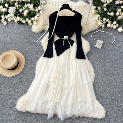 Enchanted Lace-Knit Fairy Tale Dress