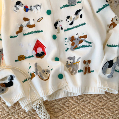 Tokyo Street Animal Embroidery Blazer