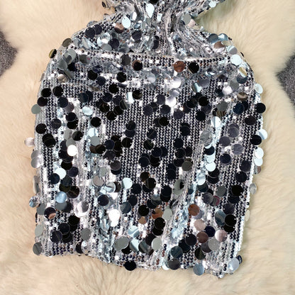 Disco Fever Sequin Mini Dress