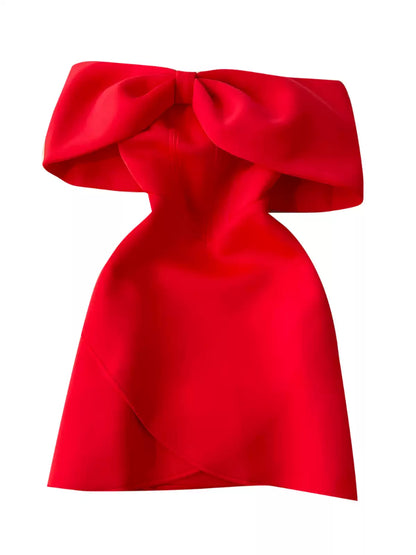 Design Colorful Bow Party Dress