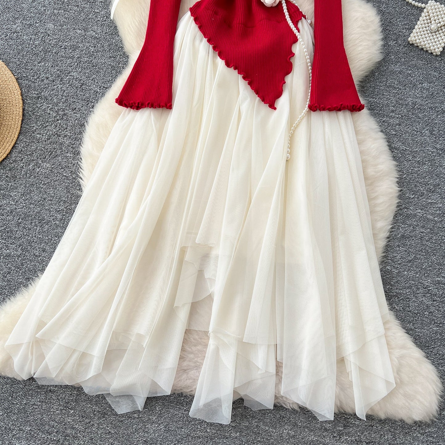 Enchanted Lace-Knit Fairy Tale Dress