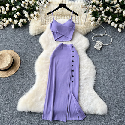 Women's Knit Two Piece Camisole Set