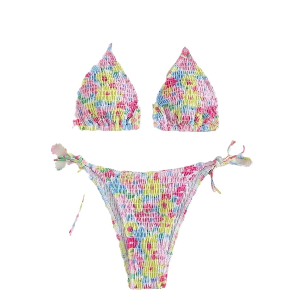 Triangle Packet Three-Point Strappy Bikini