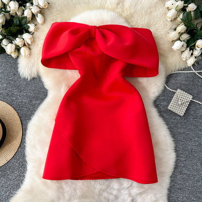 Design Colorful Bow Party Dress