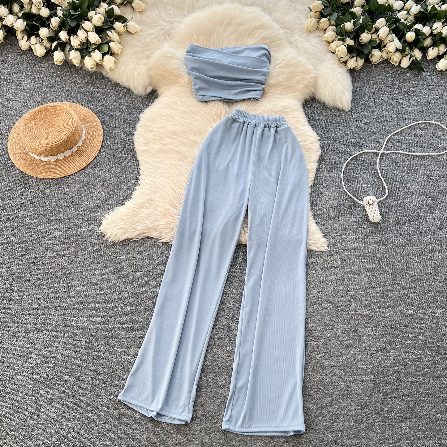 Sportswear Tank Top & Trousers 2Pcs