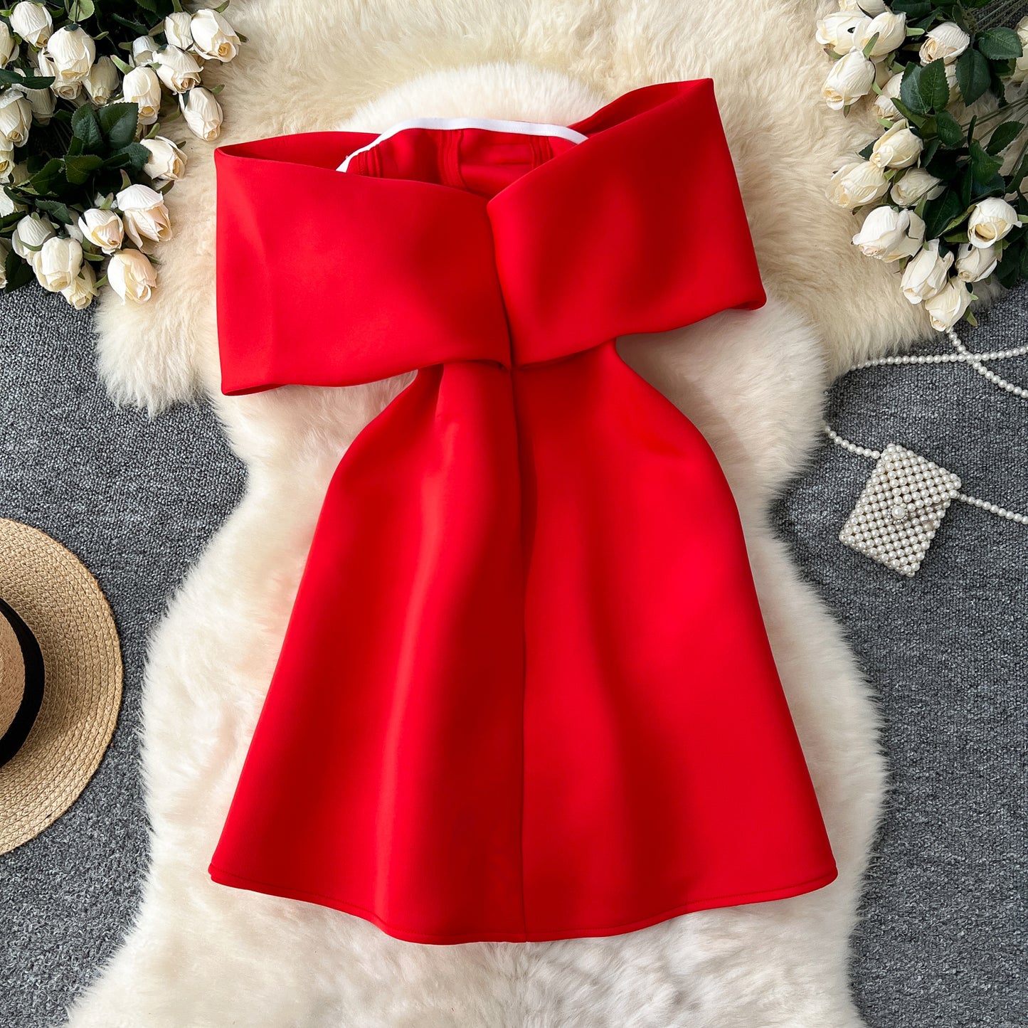 Design Colorful Bow Party Dress