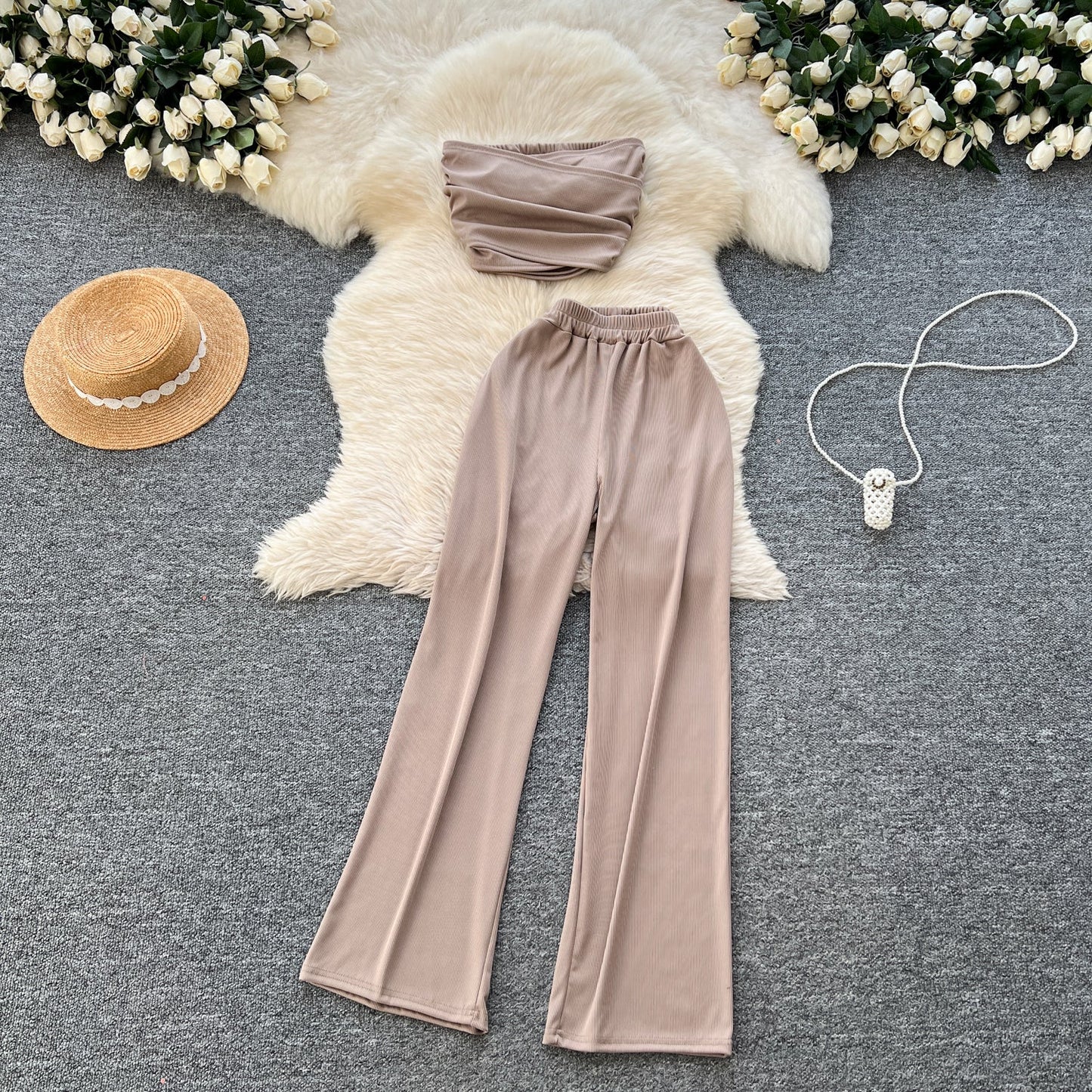 Sportswear Tank Top & Trousers 2Pcs