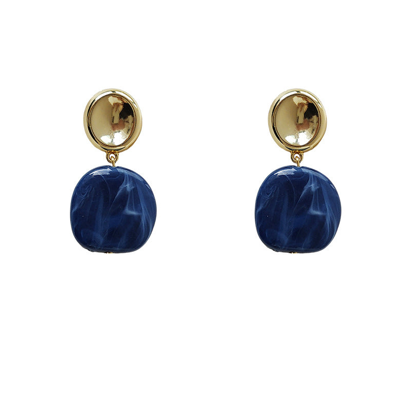 Haze Blue Geometric Fashion Earring