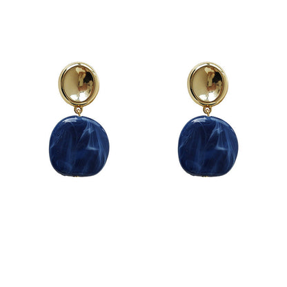 Haze Blue Geometric Fashion Earring