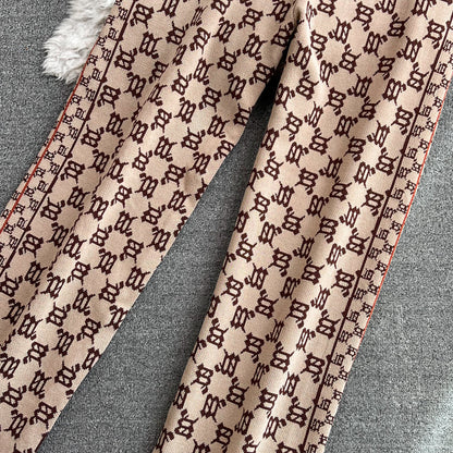 Zipped Hoodie&Trousers Printed 2Pcs
