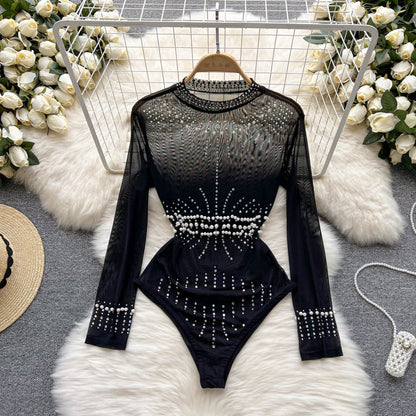 Elegant Beaded Sequin Lingerie