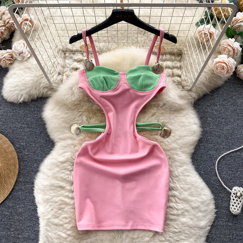 Niche Shell Fresh Color Dress