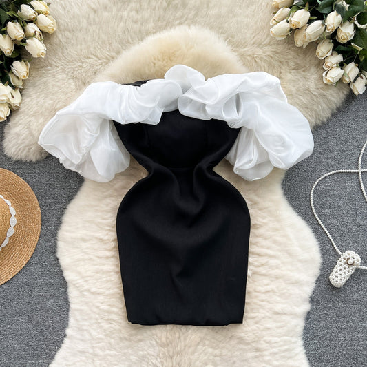 Chic Color Block Sheath Dress