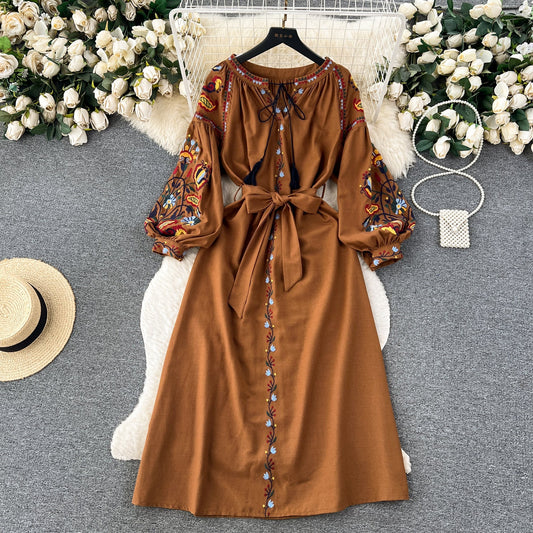 Bohemian Free Spirit Floral Dress