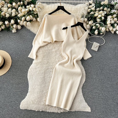 Creamy Colors Knitted 2Pcs