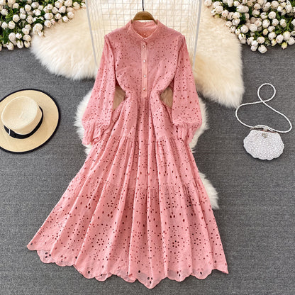 Cutout Lapel Dress