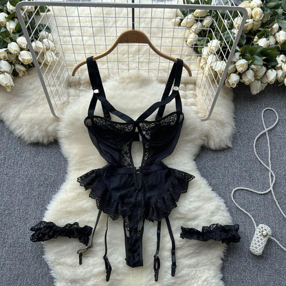 Sheer Allure Lace Jumpsuit