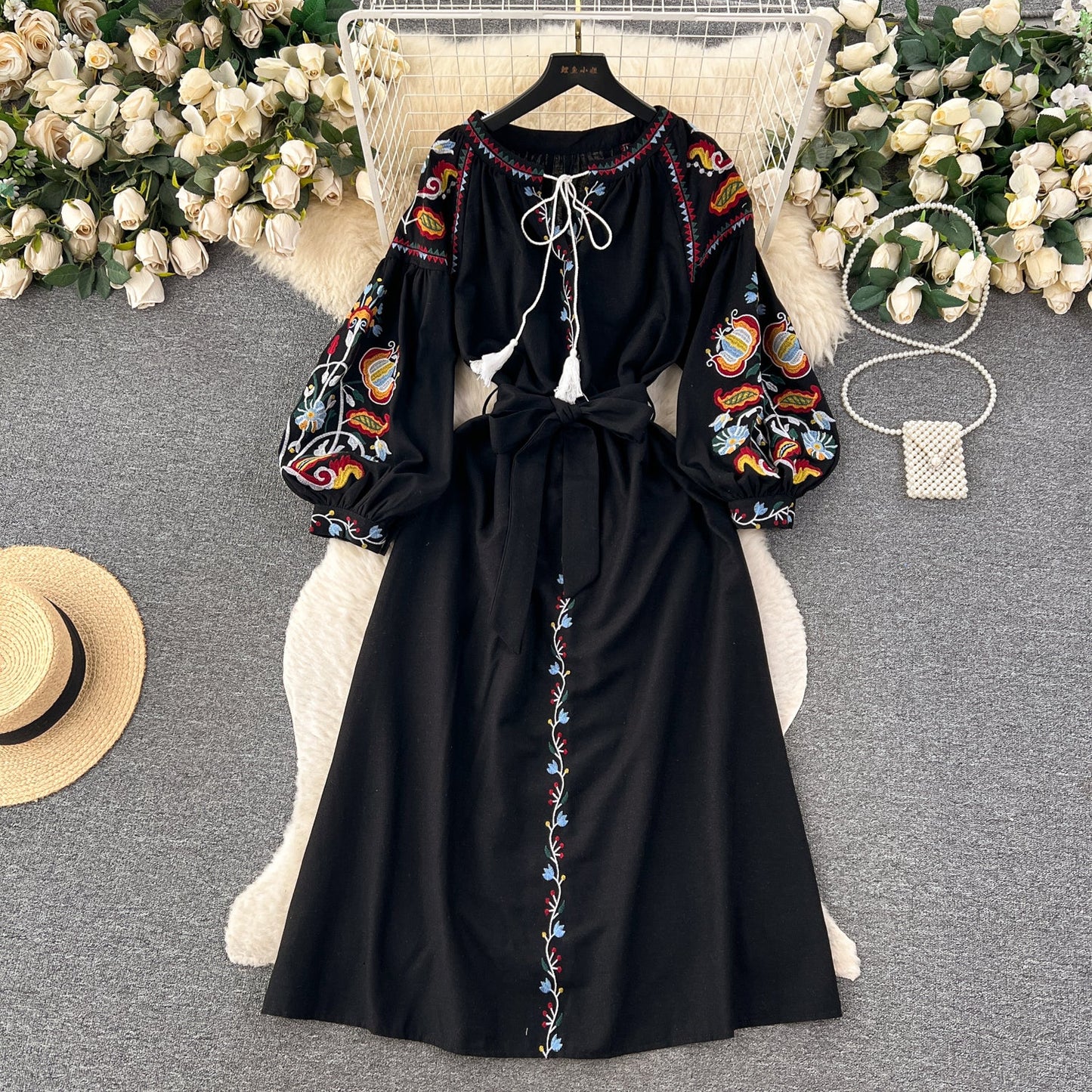 Bohemian Free Spirit Floral Dress