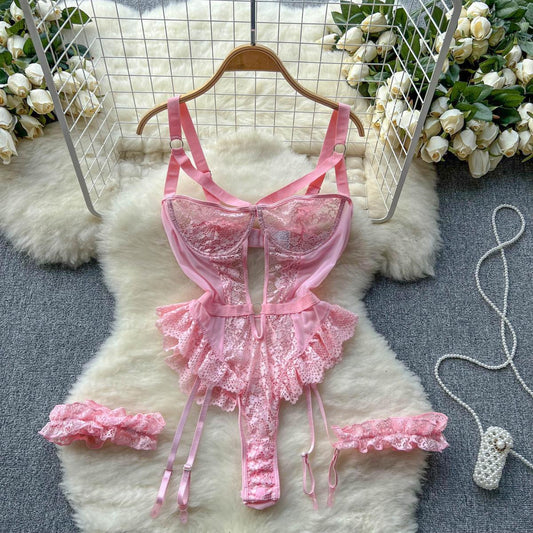Sheer Allure Lace Jumpsuit