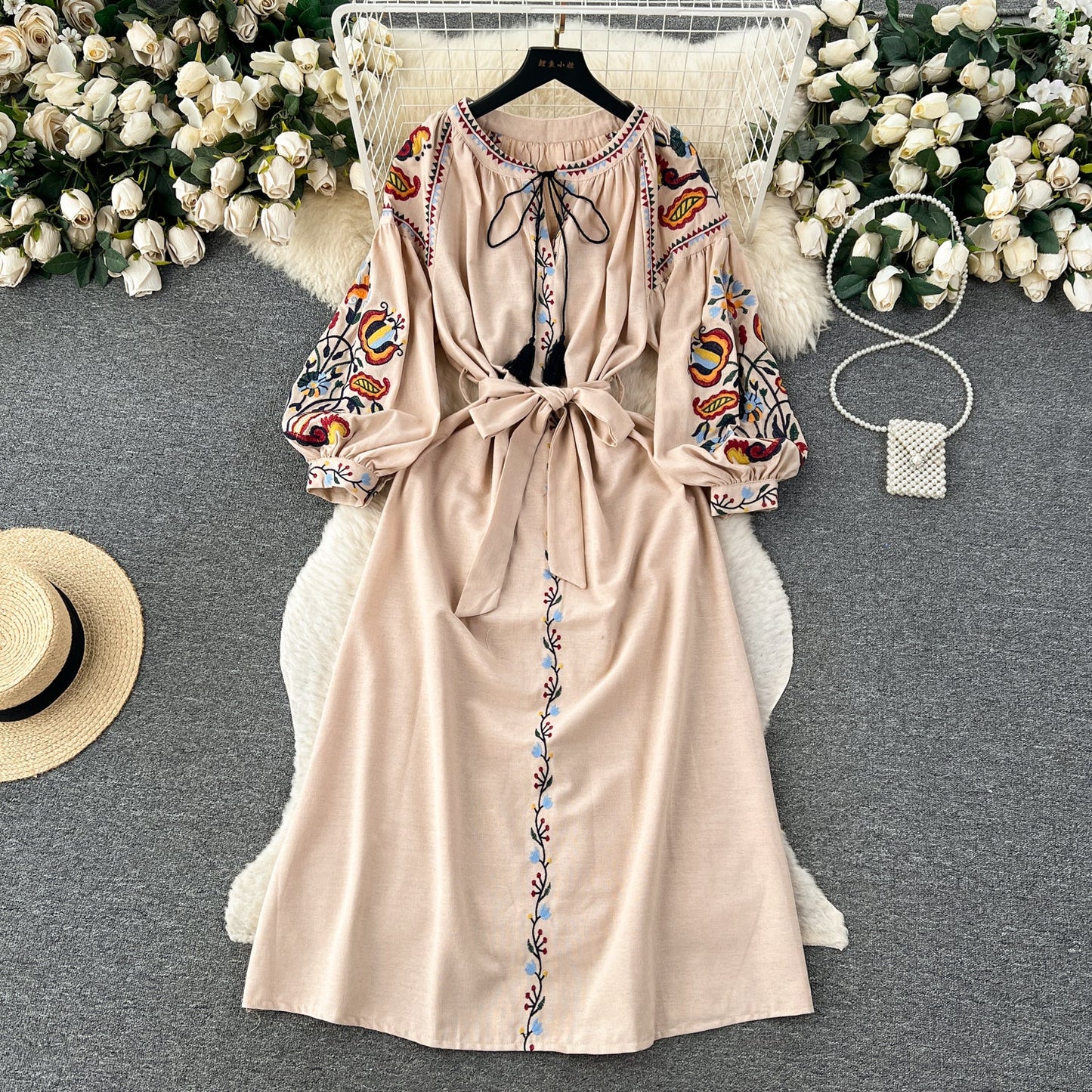 Bohemian Free Spirit Floral Dress