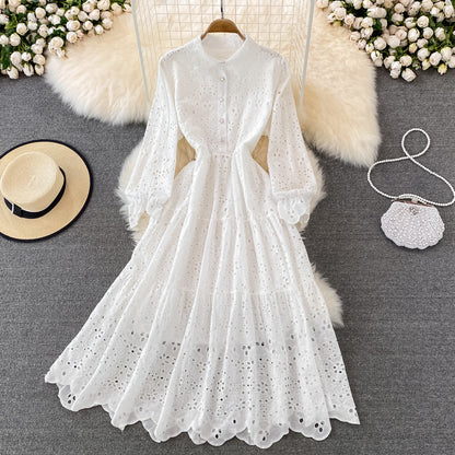 Cutout Lapel Dress
