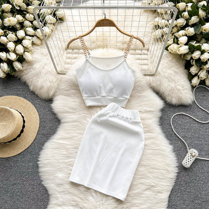 Halter Top & Mini Skirt Set