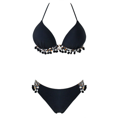 Backless Tribal Print Bikini
