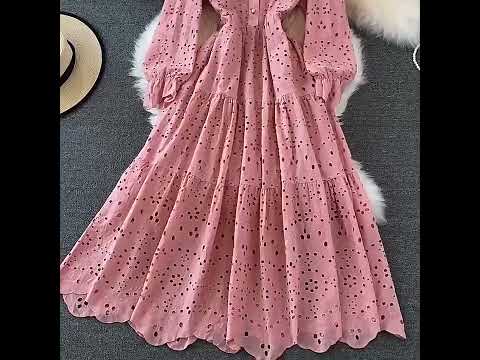 Cutout Lapel Dress