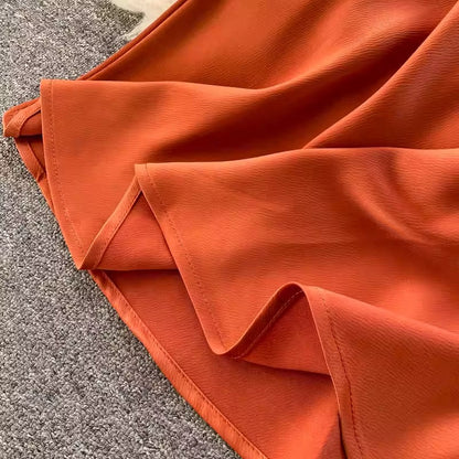 Elegant Cross V-Neck Dress